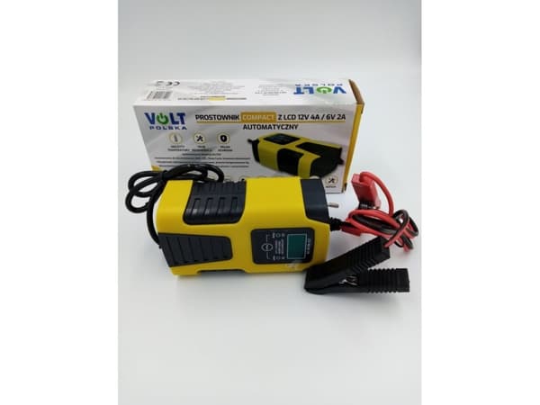 Voltin akkulaturi lcd-näytöllä 12v 4a / 6v 2a COMPACT