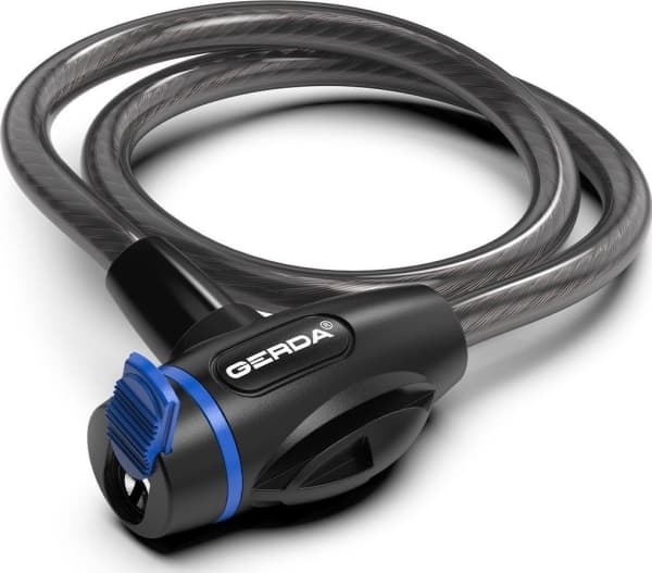 Gerda cykellås FLEX 650/10T Svart Universal