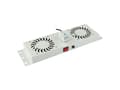 Miniatyrbild 3 av 5: Lanview by Logon - Fläktmodul - analog - med termostat - takmonterbar - vit - 1U