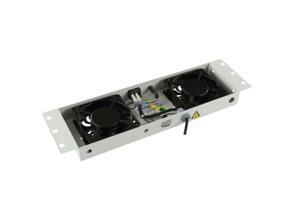 Lanview by Logon - Fläktmodul - analog - med termostat - takmonterbar - vit - 1U