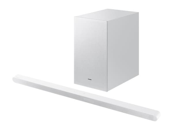 Samsung HW-S701D - S series - Lydplankesystem - for hjemmeteater - 3,1 kanaler - trådløs - Bluetooth, Wi-Fi - hvit
