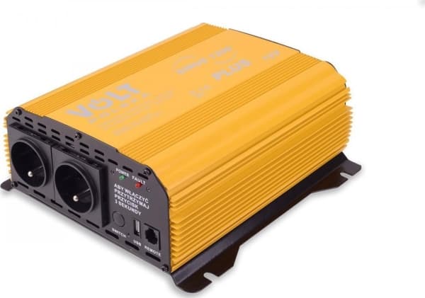 Volt-muunnin PRZETWORNICA VOLT POLSKA SINUS PLUS 1200 12V / 230V 600/1200W