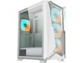 Miniatyrbild 3 av 4: Gigabyte C301 Glass V2 - Mid tower - utökad ATX - genomskinlig sidopanel (härdat glas) - ingen strömförsörjning (ATX) - vit - USB/ljud