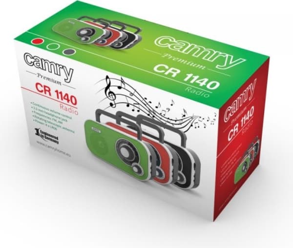 Camry CR 1140 red Radio