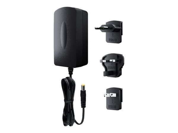 Virtalähde NV-PS1, 115V / 230V AC &gt; 12V DC (musta, 12 voltin tuulettimelle)