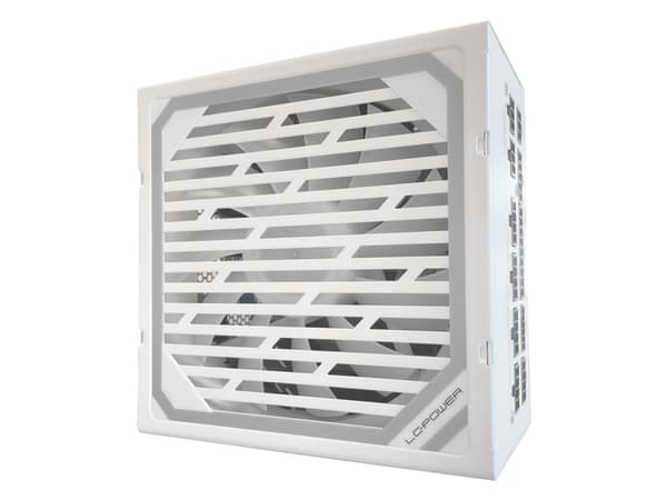 LC-Power LC1000MW V3.1, 1000 W, 100 - 240 V, 50/60 Hz, 15 A, 8 A, Aktiv Valkoinen