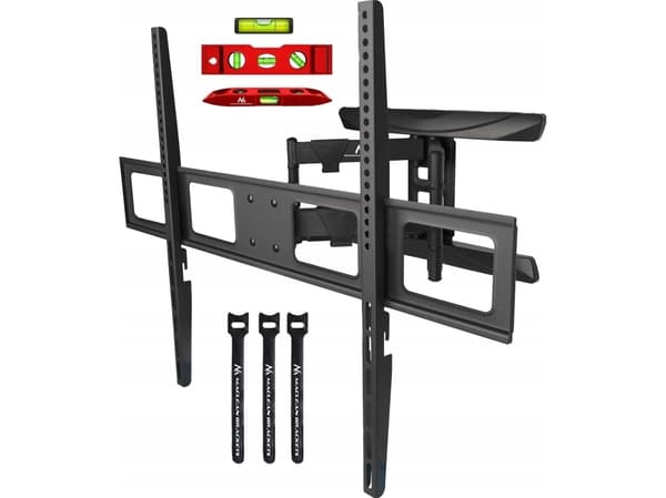 Maclean MC-423 TV-feste Full Motion TV-veggfeste 43"-100" maks 80 kg VESA 800x600 Justerbart tilt-svivel veggfeste