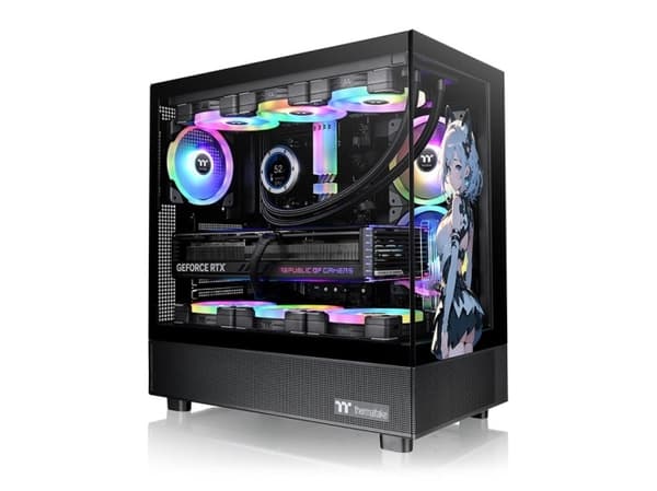 Thermaltake View 270 - SP Edition - mid tower - utvidet ATX (E-ATX) - sidepanel med vindu (herdet glass) - ingen strømforsyning (ATX) - svart - USB/l