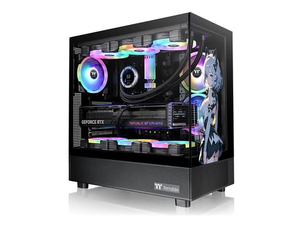 Thermaltake View 270 - SP Edition - mid tower - utvidet ATX (E-ATX) - sidepanel med vindu (herdet glass) - ingen strømforsyning (ATX) - svart - USB/l Sort