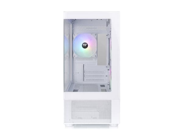 Thermaltake View 170 TG ARGB - Mid tower - micro ATX - genomskinlig sidopanel (härdat glas) - ingen strömförsörjning (ATX) - snö - USB/ljud