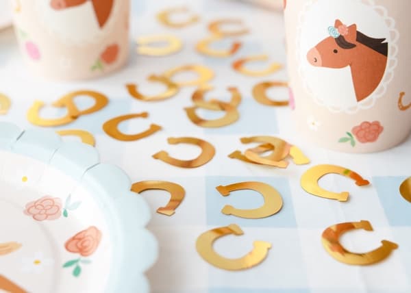 PartyDeco KONS4-019, Confetti cannon, Gold, 1 colours, Circle, Foil, Theme party