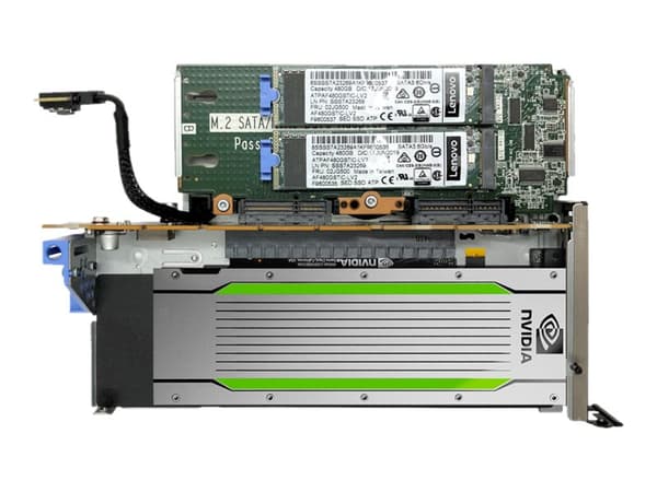 Lenovo PCIe Riser Cage - Stigekort - for ThinkSystem SE350 7D1R, 7D1X, 7Z46