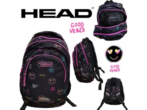 Astra To-roms ryggsekk Head Smile Sparkle Shine AB330