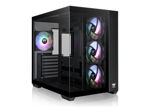 Thermaltake View 380 TG ARGB - Mid tower - ATX - genomskinlig sidopanel (härdat glas) - ingen strömförsörjning (ATX) - hortensia blå - USB/ljud