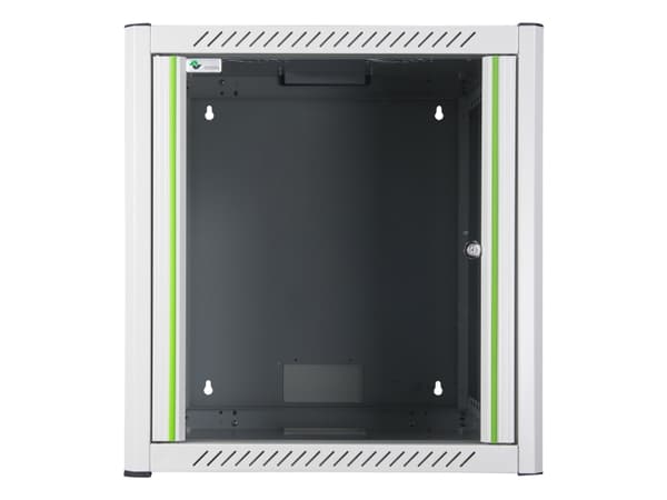 Lanview by Logon - Telinekaappi - 60 x 56 - seinäasennettava - valkoinen, RAL 7035 - 12U - 19"