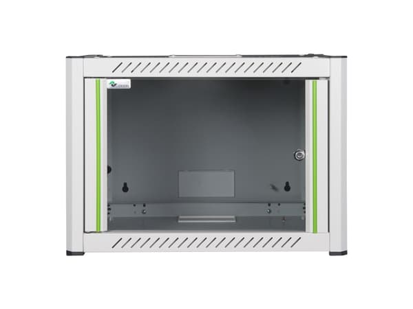 Lanview by Logon - Rack skåp - 60 x 45, pro - väggmontering - vit, RAL 7035 - 7U - 19"