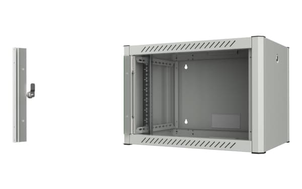 Lanview by Logon - Rack skåp - 60 x 45, pro - väggmontering - vit, RAL 7035 - 7U - 19"