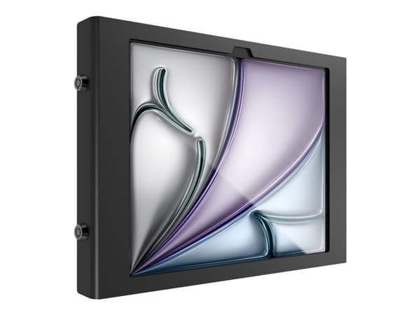 Compulocks iPad Air M2 & M3 13", Apex Secured Enclosure Wall Mount - Black - Hölje - för surfplatta - glasfäste, utrymme - låsbar - höggradig alumini