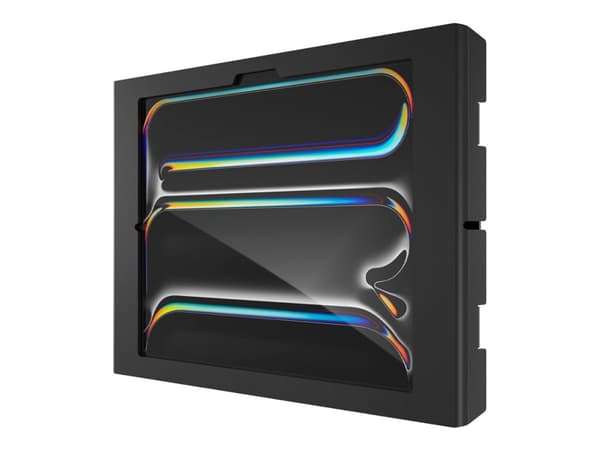 Compulocks iPad Pro M4 13" (2024), Apex Secured Enclosure Wall Mount - Kotelo - tabletille - suojattu - lukittava - metallirunko - musta - näytön kok