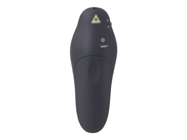 Gembird *Wireless presenter with laser pointer, 64 g, 105 x 38 mm, 2,5 cm, AAA, Musta