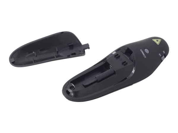 Gembird *Wireless presenter with laser pointer, 64 g, 105 x 38 mm, 2,5 cm, AAA, Musta
