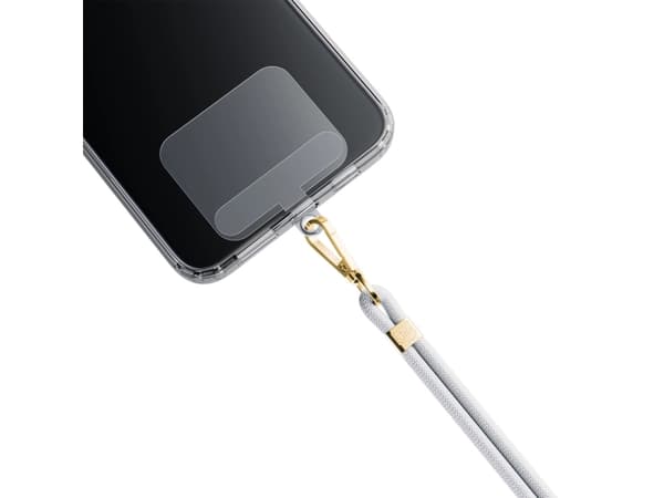 Smycz do telefono - 3mk EasyClip - Hvit (gull)