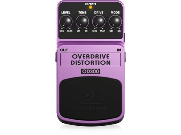 Behringer OD300, Lilla, Sort, AC, Batteri