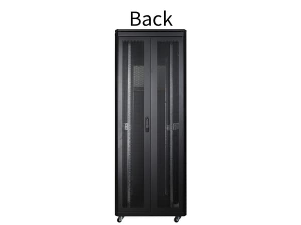 Lanview by Logon - Rack skåp - 80 x 120, server line - fristående - svart, RAL 9005 - 42U - 19"