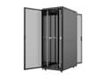 Miniatyrbild 2 av 4: Lanview by Logon - Rack skåp - 80 x 120, server line - fristående - svart, RAL 9005 - 42U - 19"