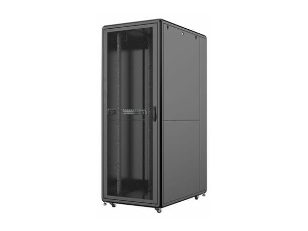 Lanview by Logon - Rack skåp - 80 x 120, server line - fristående - svart, RAL 9005 - 42U - 19"