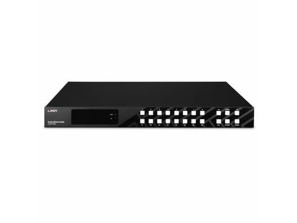 Lindy 38359, HDMI, HDMI, 3,5 mm, 3840 x 2160 piksler, Sort, Metall