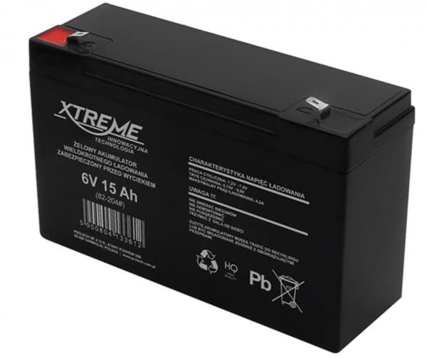 Puhallus 6V 15Ah XTREME geeliakku