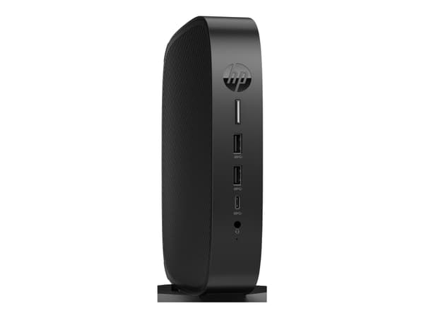 HP Elite t655 - Tunn klient - SFF 1 x Ryzen Embedded R2314 / upp till 3.5 GHz - RAM 8 GB - flash 64 GB - eMMC - Radeon Graphics - Gigabit Ethernet, I