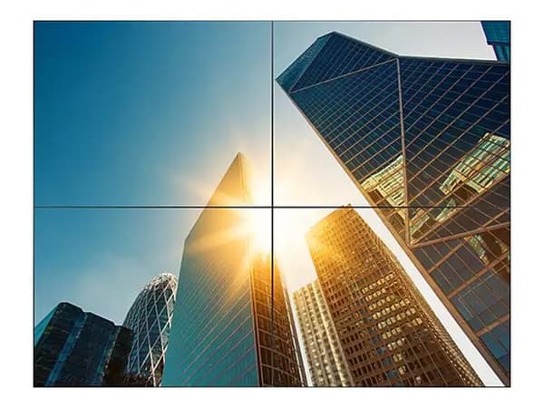 Philips 55BDL3207X - X-Line LED-backlit LCD video wall - intelligent skilting - 1920 x 1080 55" - 4 x - Direct LED Sort