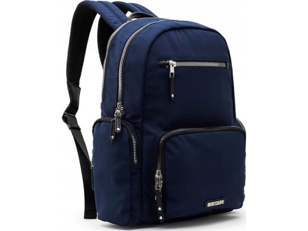 Bestlife Ryggsäck Ryggsäck för bärbar dator 14,1", Jade, blå, polyester, Bestlife