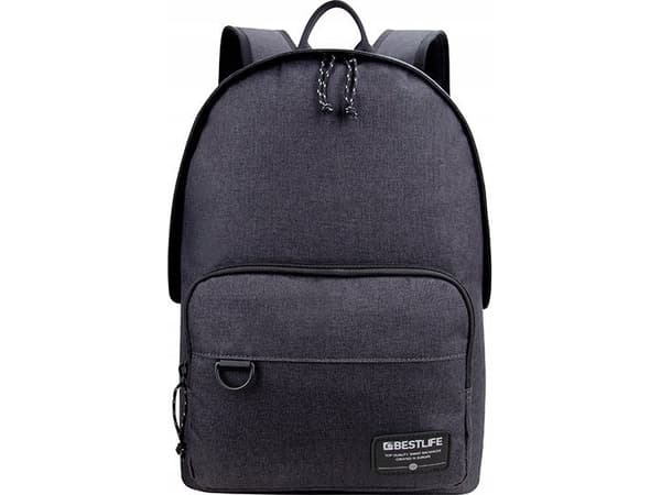 Plecak Bestlife Plecak na notebook 15,6", Devon, szary, poliester, Bestlife