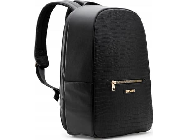 Bestlife Ryggsäck Ryggsäck för 15,6" bärbar dator, Dalia, svart, polyuretan, Bestlife