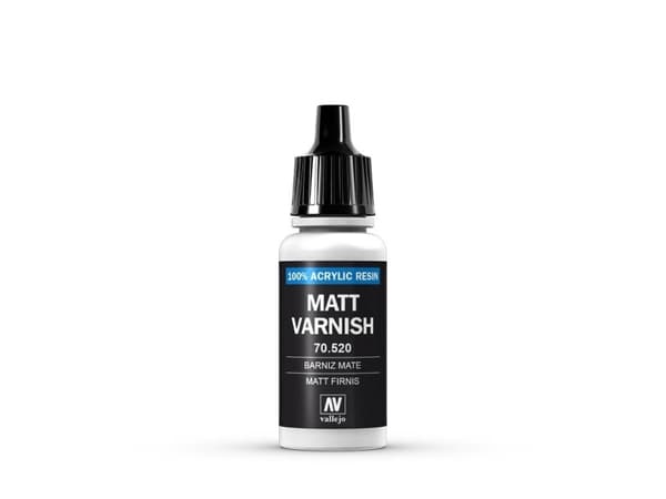 Vallejo 70.520, Grundlag, Universel, Mat, Matt Varnish, 0,017 L
