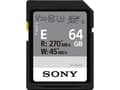 Miniatyrbild 3 av 3: Sony E Series SF-E64A - Flash-minneskort - 64 GB - Video Class V30 / UHS-I U3 / Class10 - SDXC UHS-II