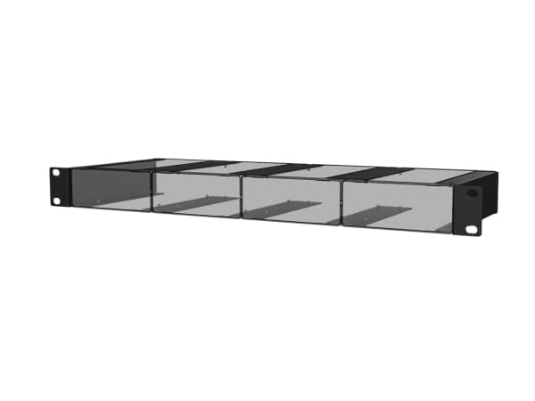 AUDAC MBS104R, Monteringsbrakett, Svart, 1U, 19", 1 stykker
