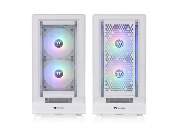 Thermaltake Ceres - - genomskinlig sidopanel (härdat glas) - ingen strömförsörjning - snö - USB/ljud