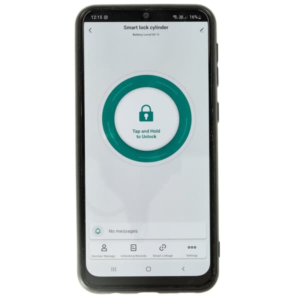 SMART elektronisk lås, intelligent dørindsats, bluetooth fingeraftryk
