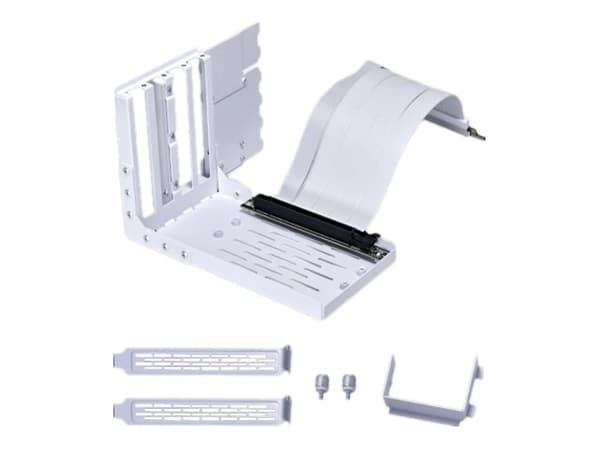 Lian Li VG4-4-V2W - GPU-bøylesett (vertikal) - universell, 4 spor, med Gen 4 riser - hvit
