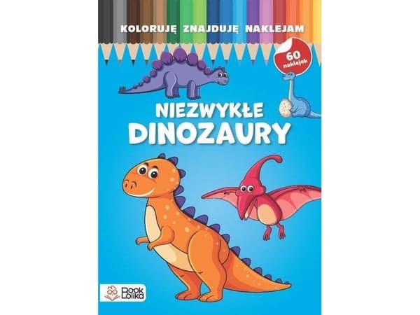 Jag färgar, jag hittar, jag klistrar: de extraordinära dinosaurierna EDUKAMP