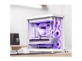 Miniatyrbild 5 av 5: Jonsbo TK-2 2.0, Midi Tower, PC, Svart, ATX, ITX, Mini-ATX, Stål, Härdat glas, 16,5 cm