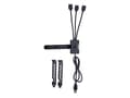 Miniatyrbild 2 av 2: Lian Li PW-U2TPAB, USB typ-A, 3 x IDC (9 stift), hane, hane, rak, rak