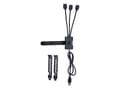 Miniatyrbild 1 av 2: Lian Li PW-U2TPAB, USB typ-A, 3 x IDC (9 stift), hane, hane, rak, rak