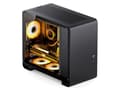 Miniatyrbild 3 av 5: Jonsbo U4 Mini, Mini Tower, PC, Svart, ITX, Mini-ATX, Stål, Härdat glas, Spela