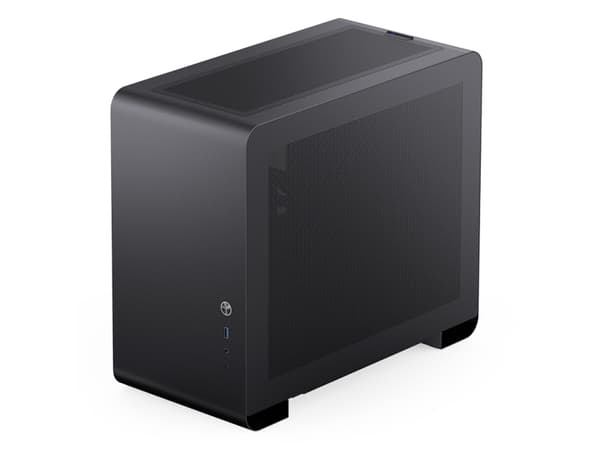 Jonsbo U4 Mini, Mini Tower, PC, Svart, ITX, Mini-ATX, Stål, Härdat glas, Spela
