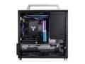 Pikkukuva 2 / 5: Jonsbo T8 PLUS, Mini Tower, PC, hopea, Mini-ITX, alumiini, teräs, karkaistu lasi, pelit